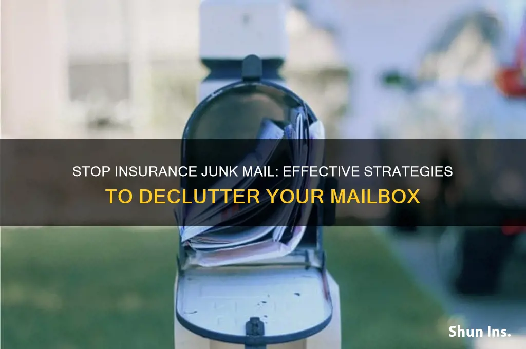 how to stop insurance junk mail