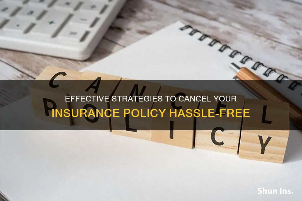 how to stop insurance