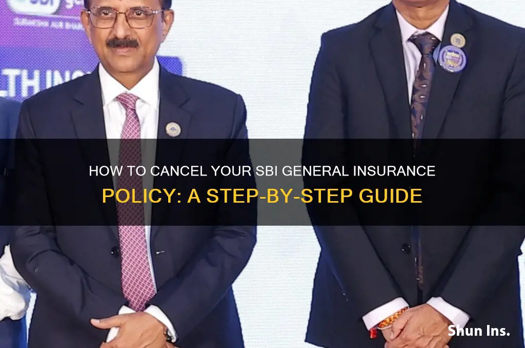 how to stop sbi general insurance
