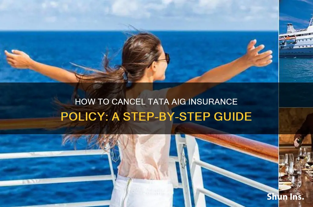 how to stop tata aig insurance