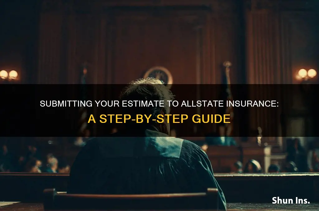 how to submit estimate to allstate insurance