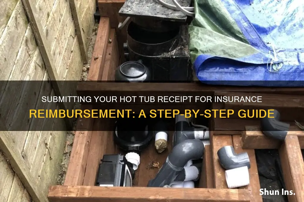 how to submit hot tub receipt for insurance reimbursement