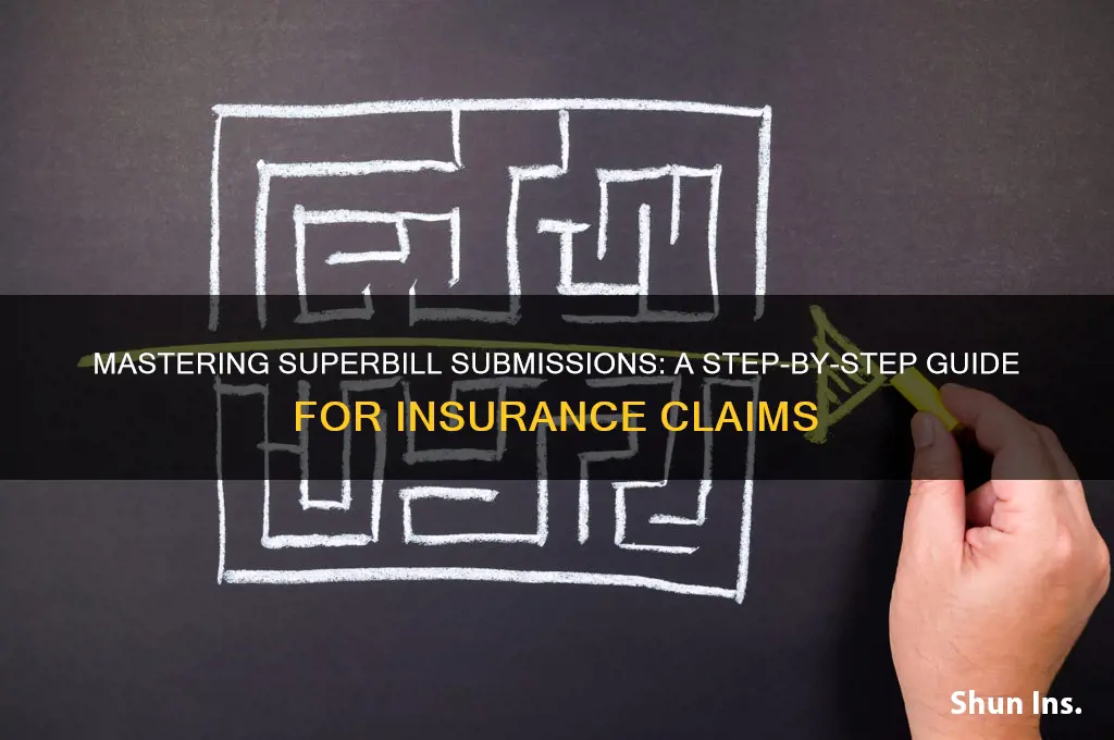 how to submit superbills to insurance