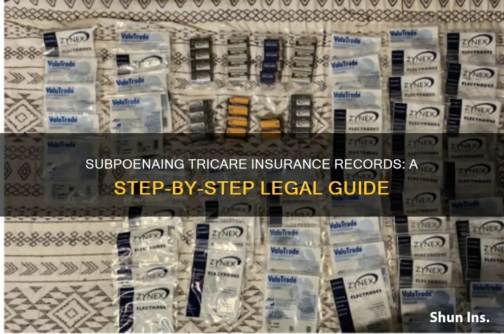 how to subpoena insurance records from tricare