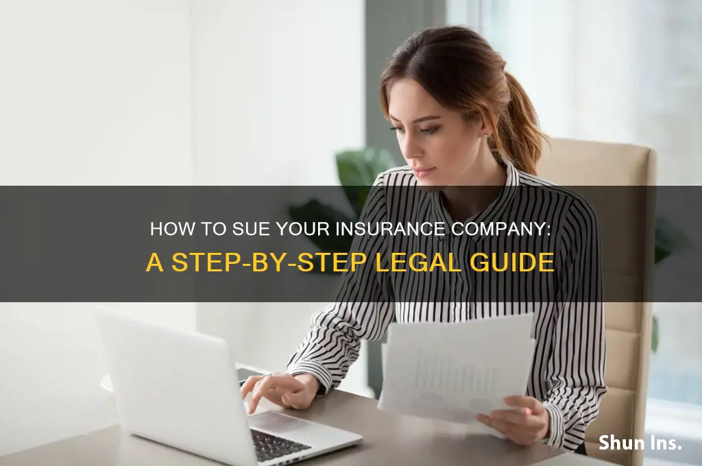 how to sue insurance
