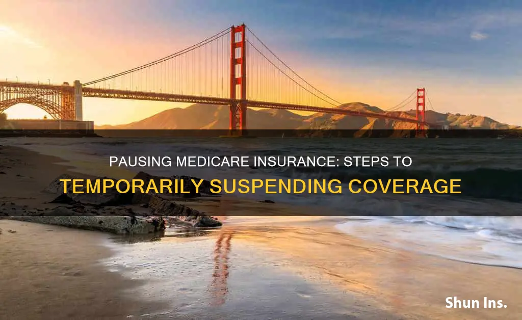 how to suspend medicare insurance