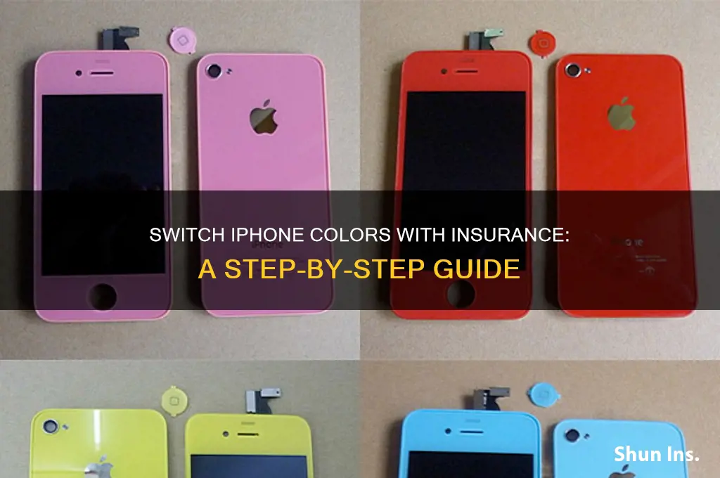how to switch color iphone with insurance
