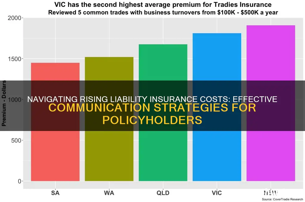 how to talk if the liablity insurance increases