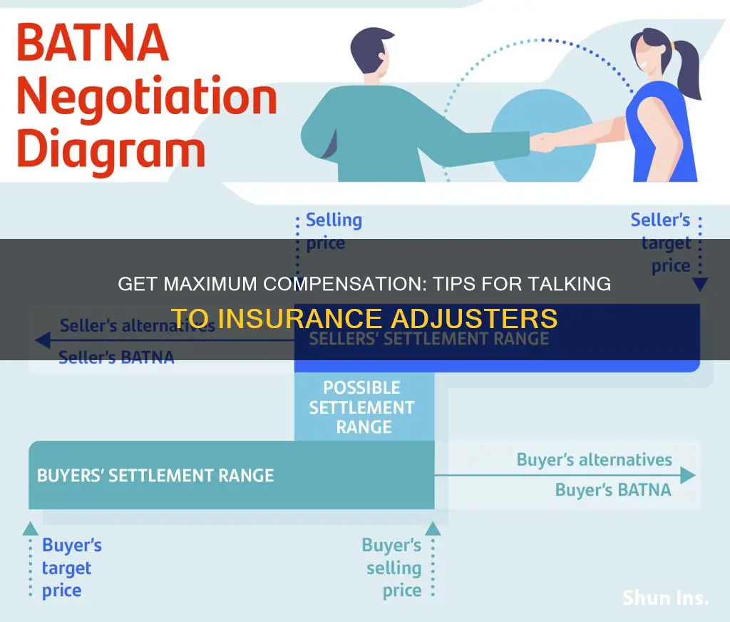 how to talk to an insurance adjuster about more money