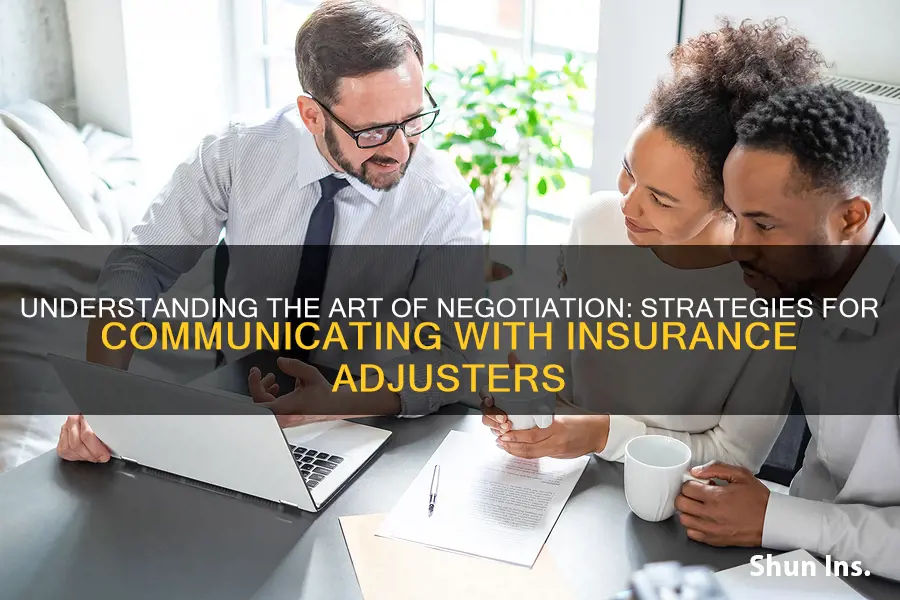 how to talk to insurance adjuster