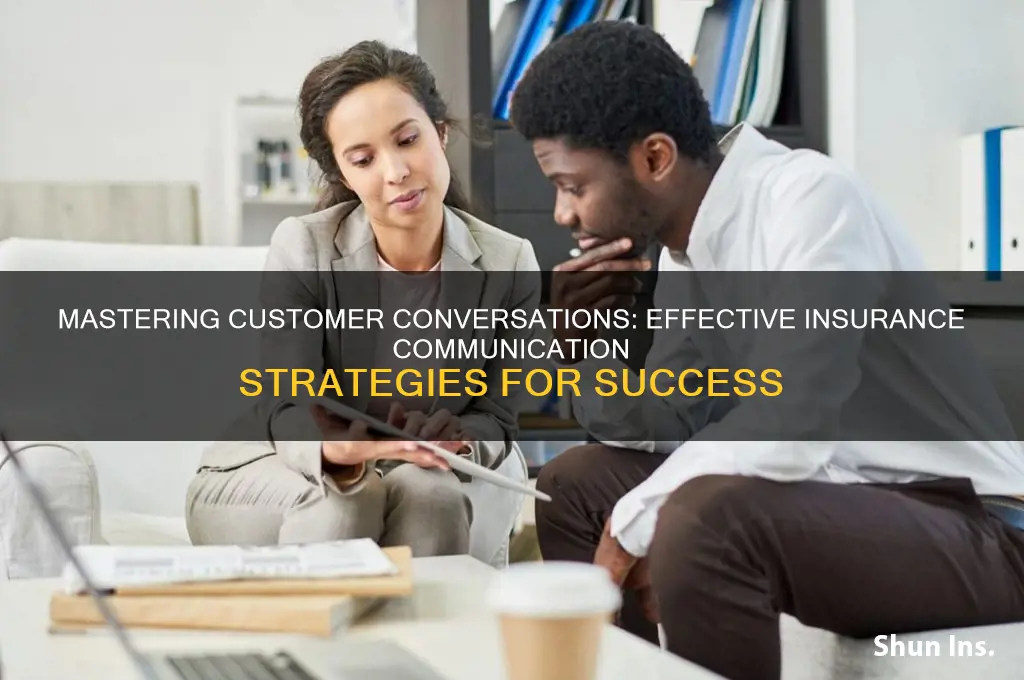 how to talk with customer for insurance