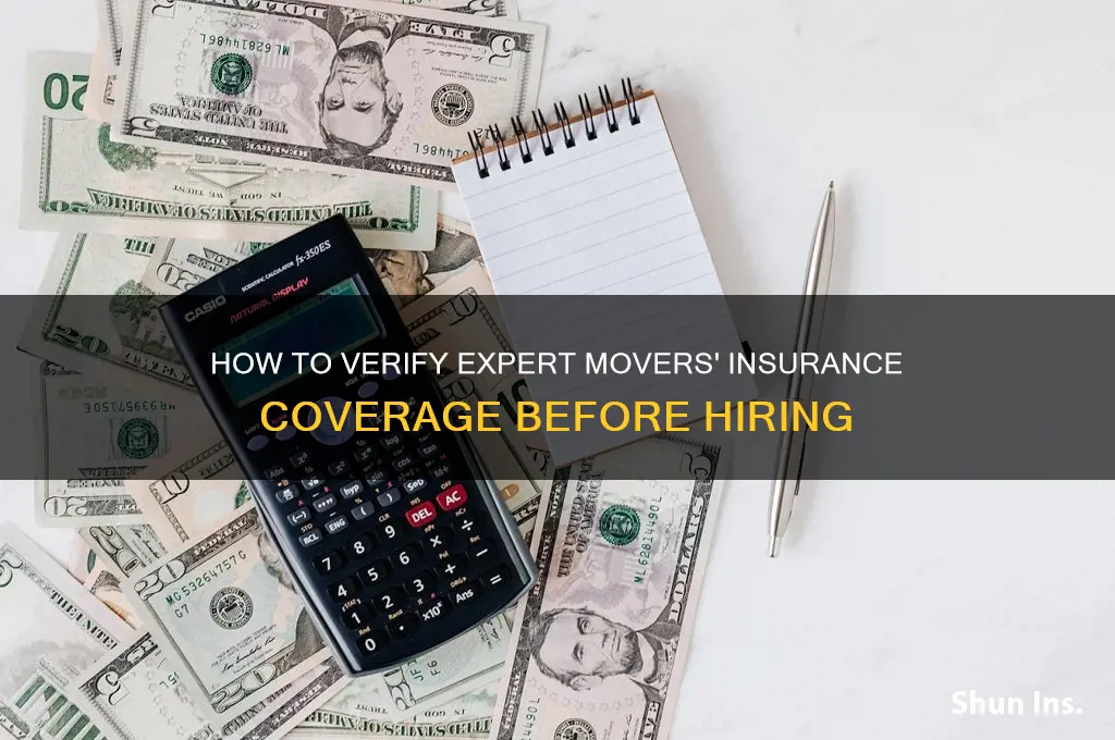 how to tell if expert movers is insured