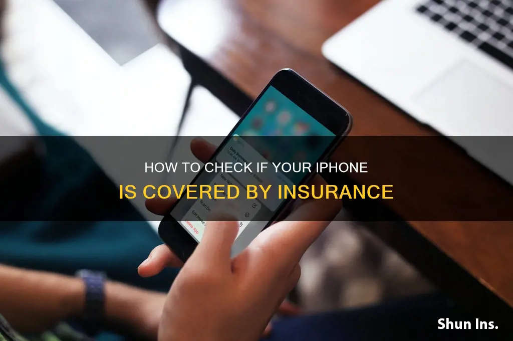 how to tell if i have insurance on my iphone