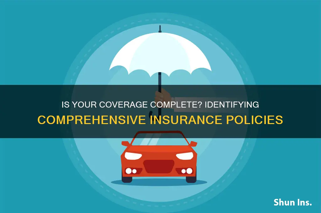 how to tell if my insurance is comprehensive