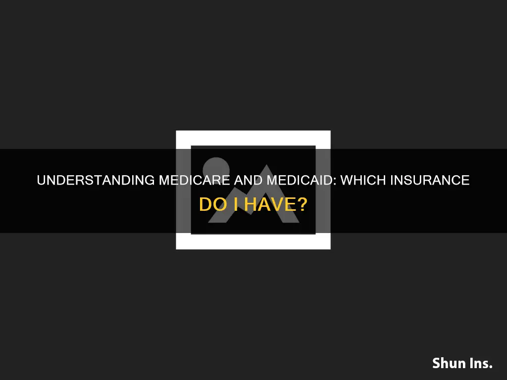 how to tell if my insurance is medicare or medicaid