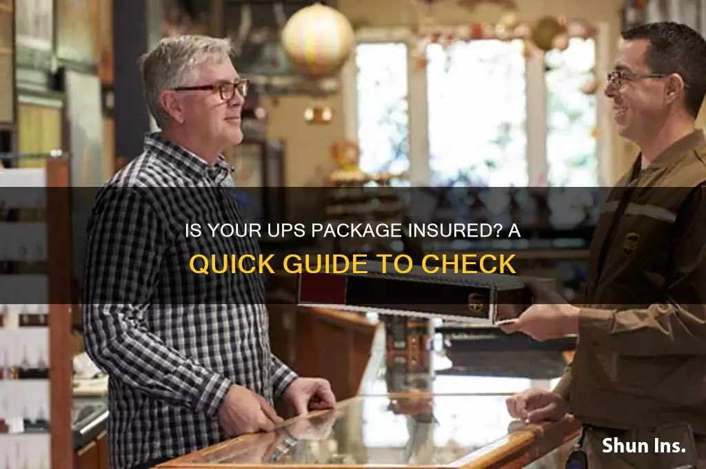 how to tell if ups shipment is insured