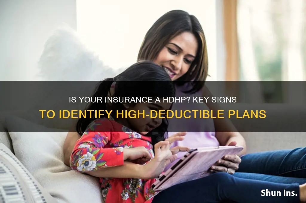how to tell if your insurance is a hdhp