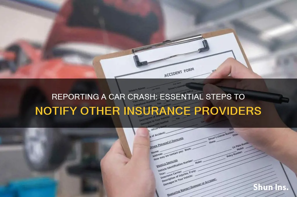 how to tell other insurance about crash