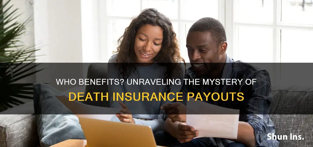 how to tell who collect insurance money off someone
