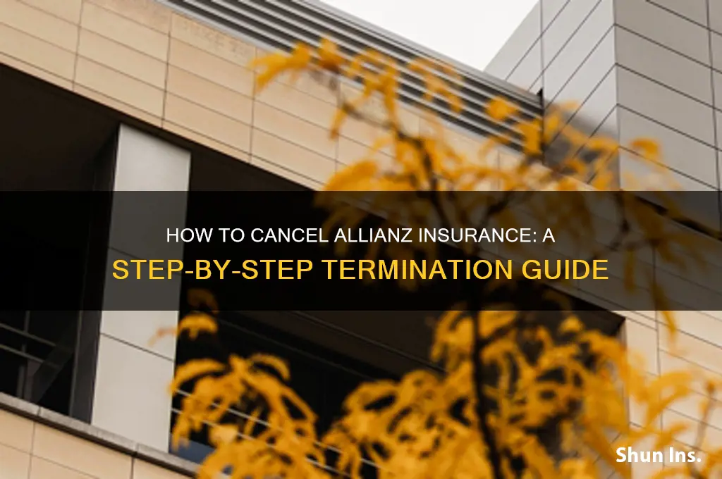 how to terminate allianz insurance