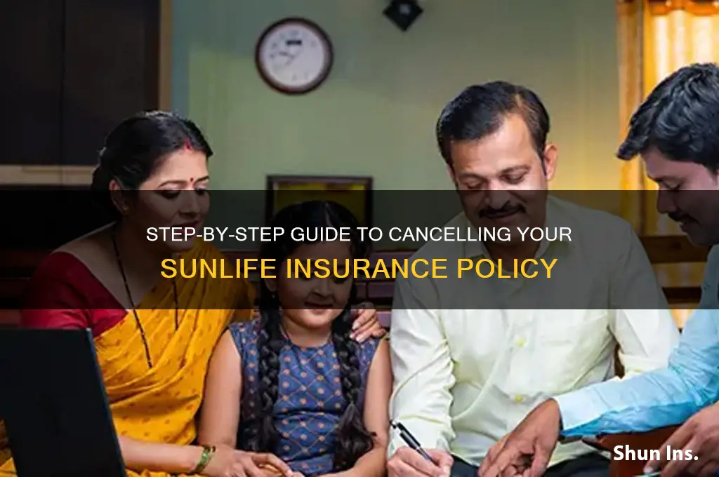 how to terminate sunlife insurance