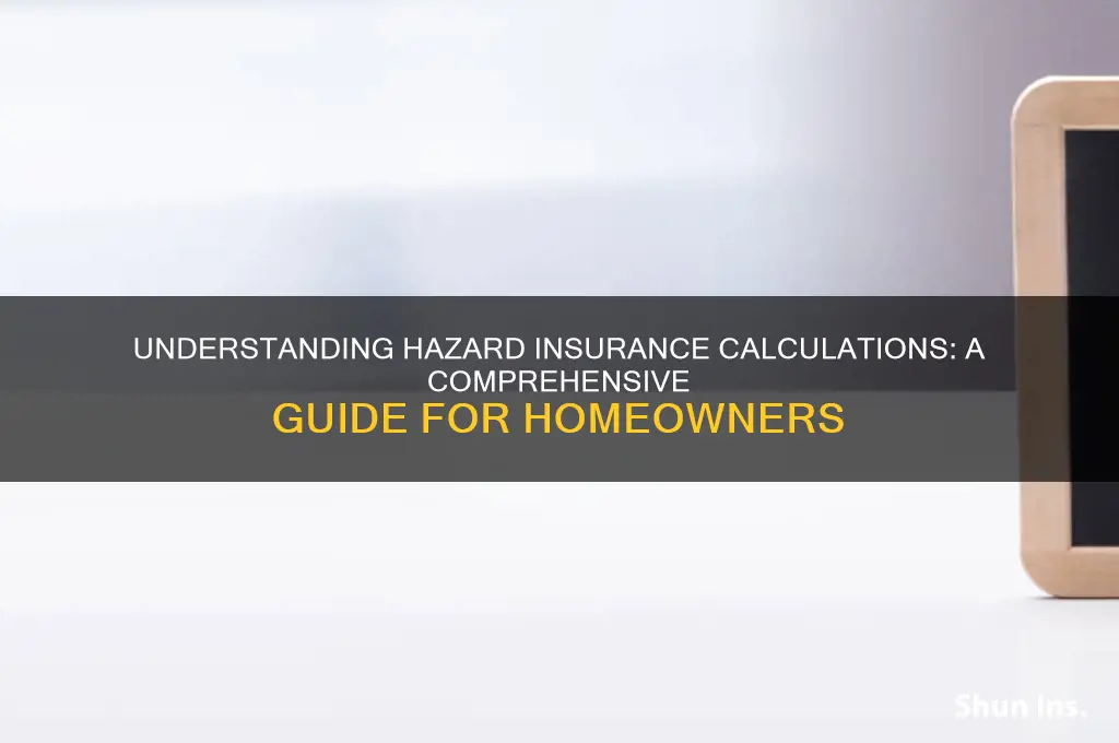how to they count hazard insurance