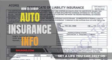 Keep Auto Insurance Info: Tips for Easy Management