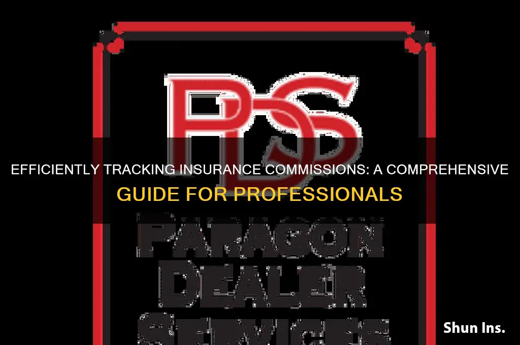 how to track insurance commissions