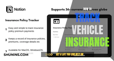 Vehicle Insurance: Track and Trace