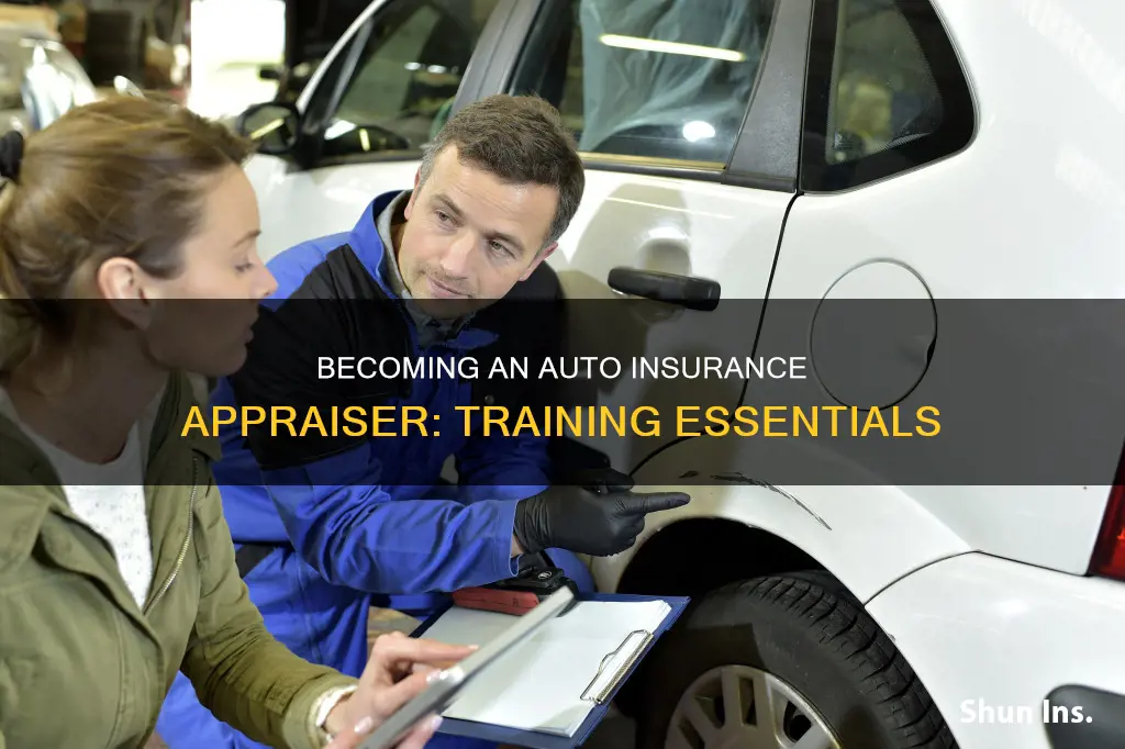 how to train to be an auto insurance appraiser