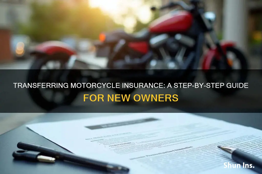 how to transfer insurance on new motorcycle