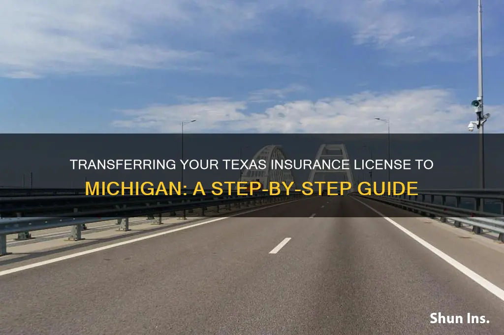 how to transfer texas insurance licence into michigan