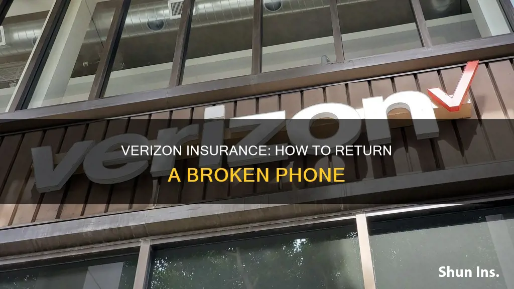 how to turn in broken phone with insurance to verizon