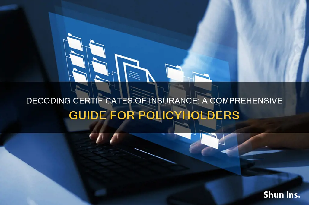 how to understand a certificate of insurance