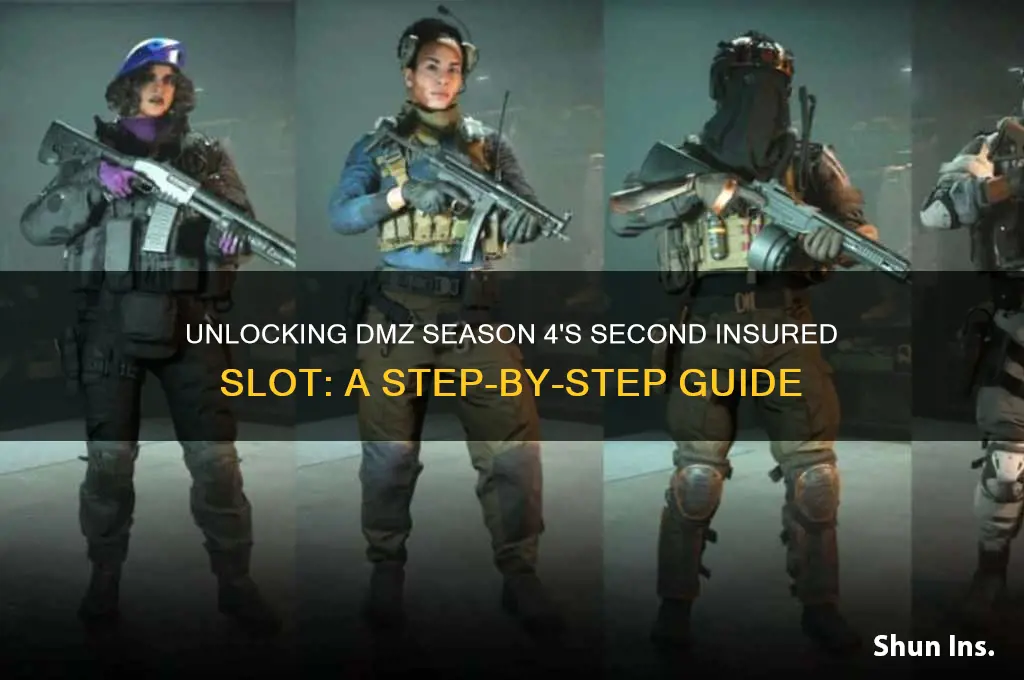 how to unlock the 2nd insured slot dmz season 4