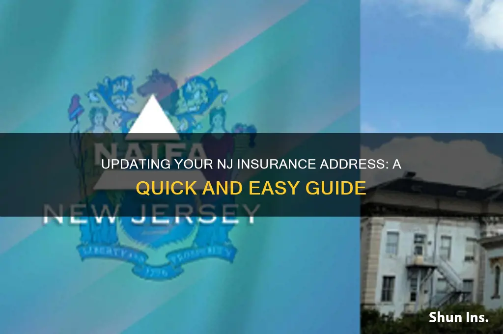 how to update address nj insurance
