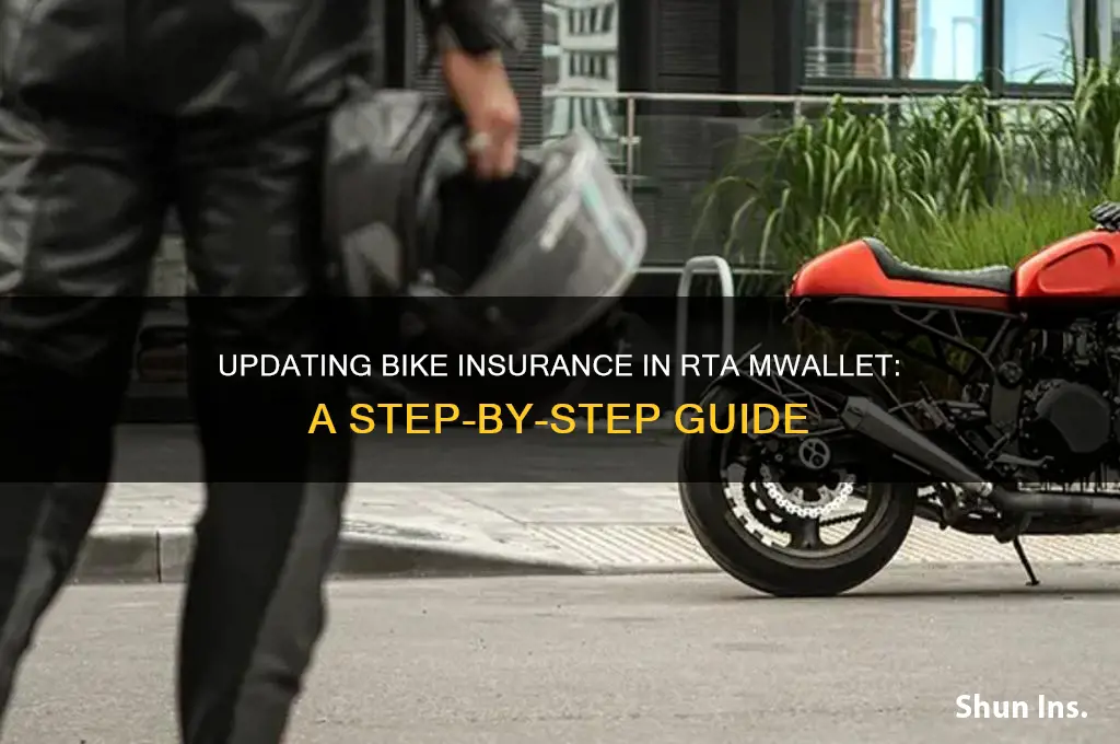 how to update bike insurance in rta m wallet