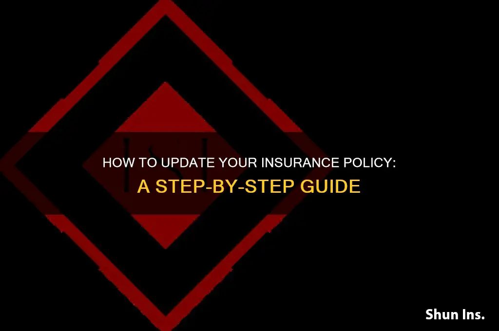 how to update insuran