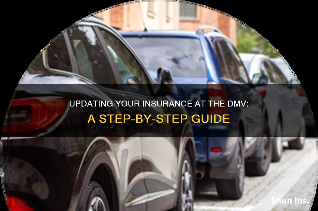 how to update insurance in dmv