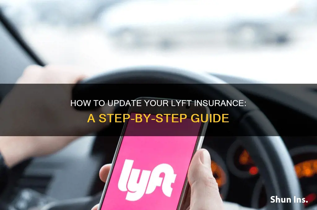how to update insurance lyft