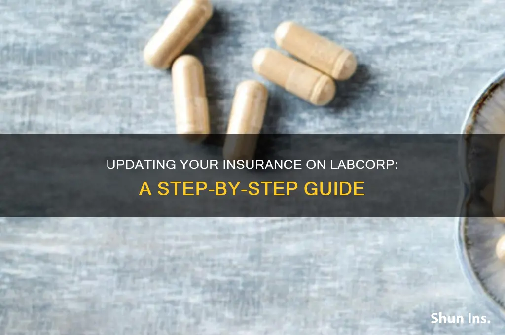 how to update insurance on labcorp