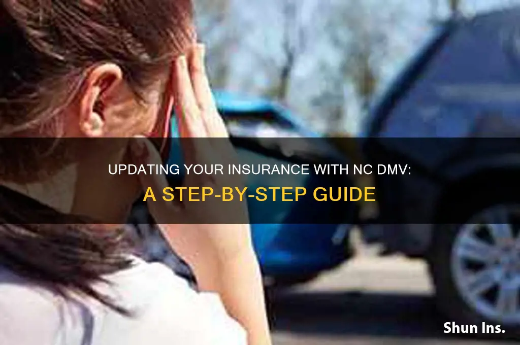 how to update insurance with nc dmv