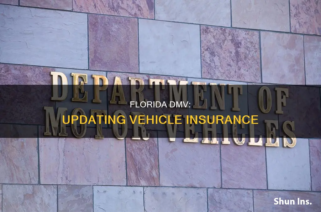 how to update vehicle insureance florida dmv