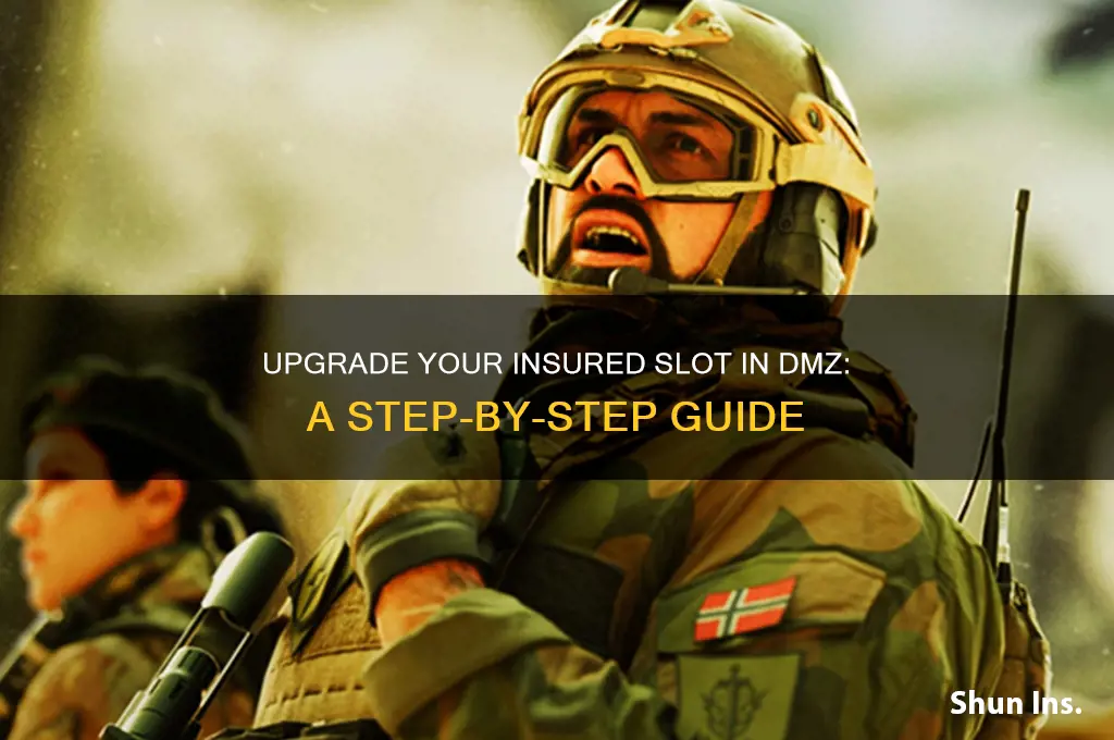 how to upgrade insured slot dmz