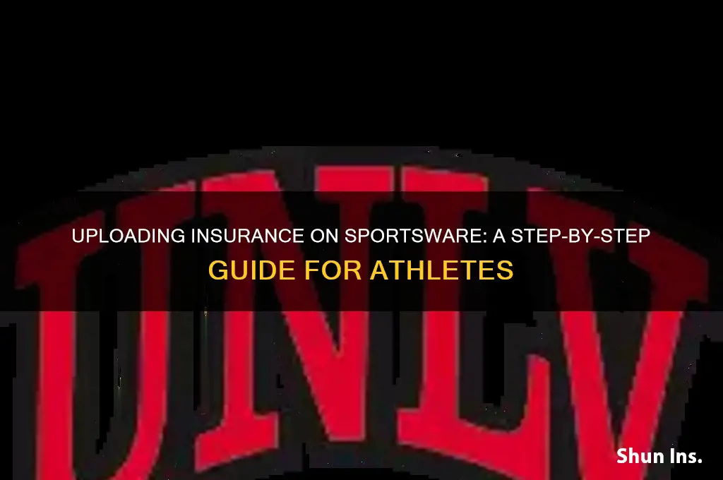 how to upload insurance on sportsware