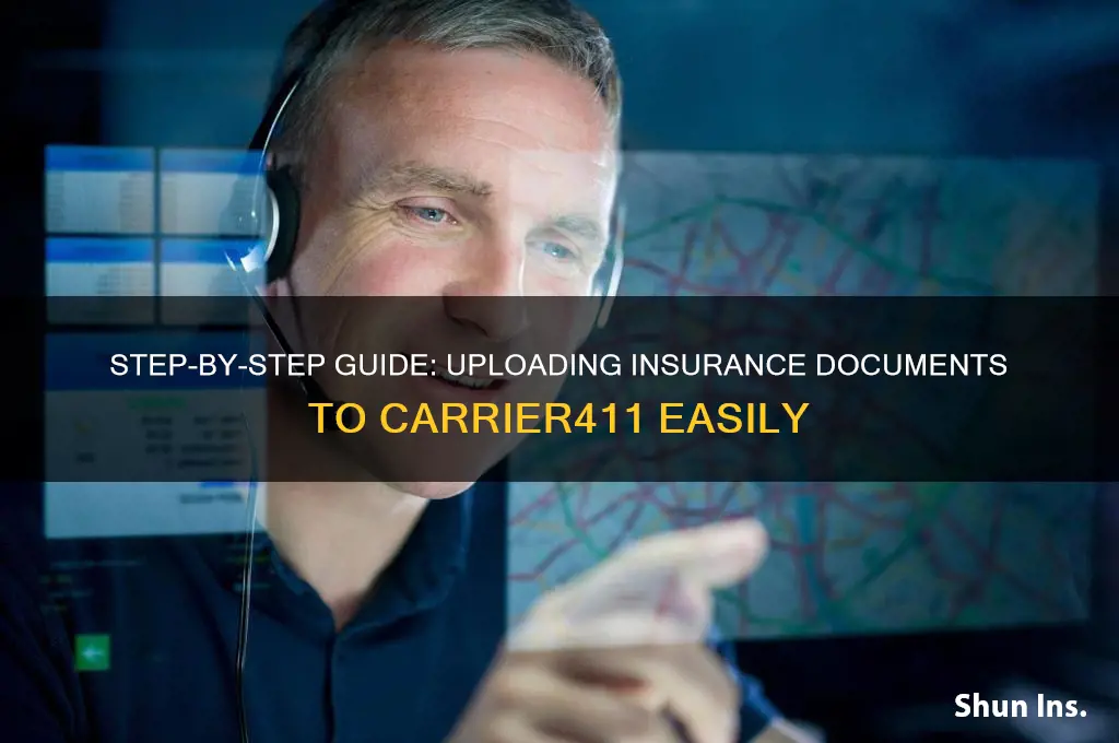 how to upload insurance to carrier411