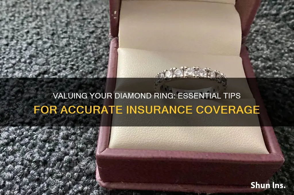 how to value a diamond ring for insurance