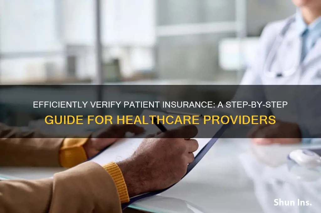 how to verify a patient
