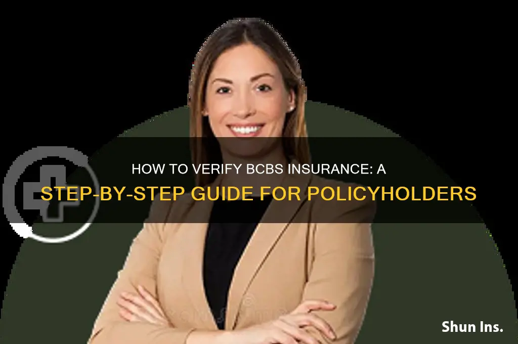 how to verify bcbs insurance