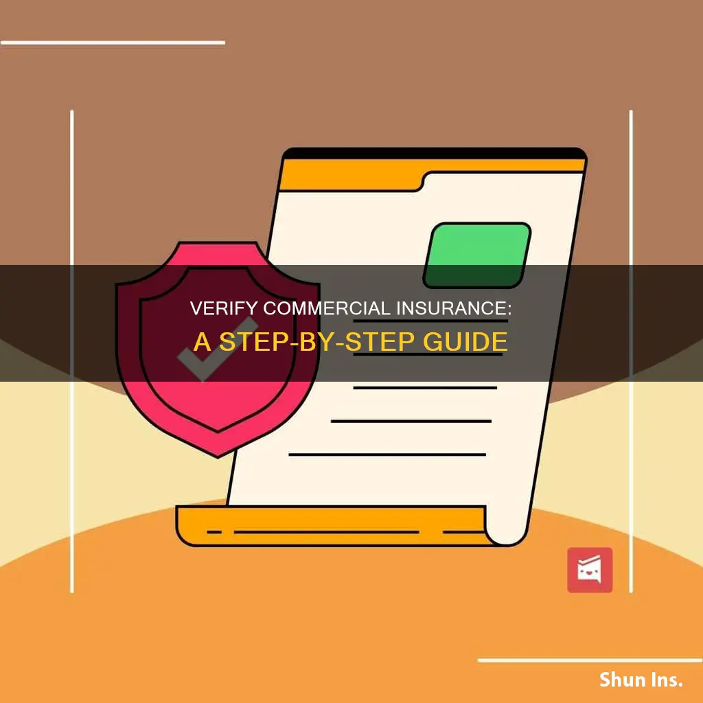 how to verify commercial insurance